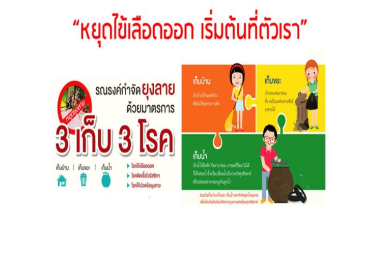 โครงการรณรงค์และป้องกันโรคไข้เลือดออก ประจำปีงบประมาณ พ.ศ. 2566