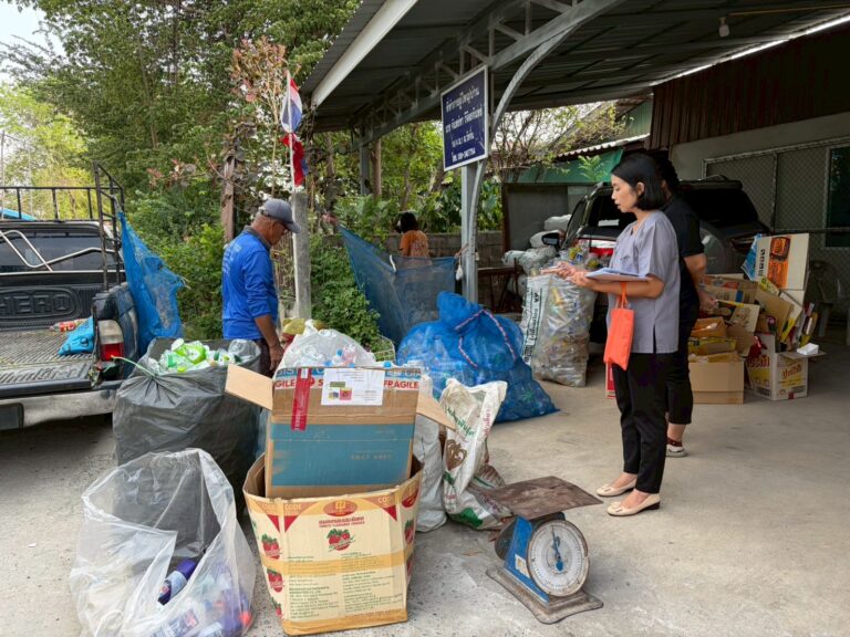 กิจกรรมรับซื้อขยะประจำเดือนเมษายน 2569